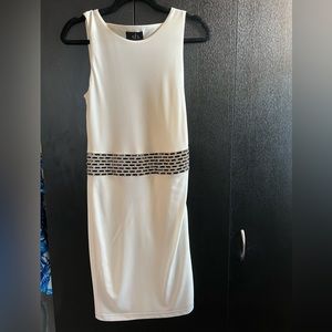 White sequin dress